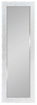 Peegel M&M Amy, teisaldatav/rippuv, 50 cm x 150 cm, valge v./kroomi v.