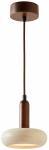 Valgusti lagi Opviq Worm 823OLY1123, LED, 1 x 24 W, beež v. / p&auml;hklipuu v., 15 x 15 cm