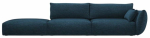 Diivan, vasakpoolne Cosmopolitan Design Matera Eden 16, navy blue v., 110 x 264 cm x 85 cm