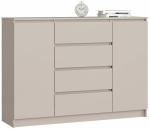Kummut Akord K140 2D 4SZ CLP PK, ka&scaron;miir v., 99 cm x 138 cm x 40 cm