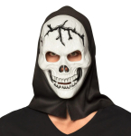 Mask kapuutsiga "Armiline kolju" Boland, valge/must v&auml;rv