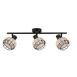 Valgusti lagi Candellux Lighting Juicy 93-17659, E14, 3 x 40 W, must v. / must v.