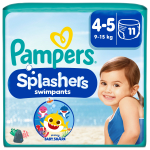 Suplusm&auml;hkmed Pampers Splashers, 4 suurus, 9 - 15 kg, 11 tk