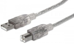 Juhe Manhattan USB to USB USB 2.0 A male, USB 2.0 B male, 1.8 m