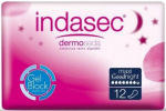 H&uuml;gieenisidemed Indasec Dermoseda, Maxi, 12 tk