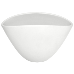 Lillepott Domoletti, keraamiline, valge