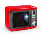 Laste majapidamisseade, mikrolaineahi Smoby Tefal Electronic Microwave 310586, punane v.
