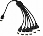 Kaabel EKWB D-RGB 3 pin, 3 pin x 6, 0.3 m, must v.