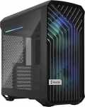 Arvuti korpus Fractal Design Torrent Compact RGB TG Light Tint, must v.