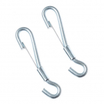 Karabiin Haushalt ZN, 2DD, tsingitud, metall, 13 cm, &Oslash; 0.6 cm, 2 tk