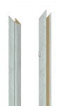 Vertikaalne ukseraam Domoletti, 209.5 cm x 10 - 14 cm x 1 cm, parempoolne, norra tamm v.