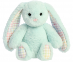 Pehme m&auml;nguasi Aurora Rainbow Gingham Bunnies 201030F, roheline v., 18 cm