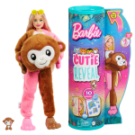 Nukk Mattel Barbie Cutie Reveal Jungle Monkey HKR01, 29 cm, mitmev&auml;rviline