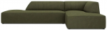 Nurgadiivan Micadoni Home Ruby Modular 4 Seats, tumeroheline/roheline, parem, 273 x 180 cm x 69 cm