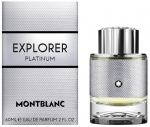 Parf&uuml;&uuml;mvesi Montblanc Platinum Explorer, 60 ml