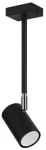 Valgusti kohtvalgusti Sollux Norano SL.1074, GU10, 1 x 40 W, must v. / must v., 6 x 10 cm