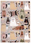 Vaip sise Hakano Beo Kittens, eriv&auml;rviline/beež v., 220 cm x 160 cm