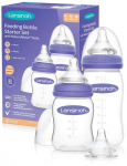 Pudelite komplekt Lansinoh Natural Wave Starter Set, 0 kuud, l&auml;bipaistev v.