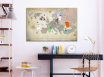 Reproduktsioon Artgeist Map Of Europe, k-a-0433-b-a, 30 cm x 20 cm