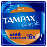 H&uuml;gieenilised tampoonid Tampax Compak Super Plus, 16 tk
