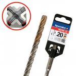 Puur Specialist+ Quattro, kipskartong/betoon/plaadid, keermega, sds plus, 20 mm x 26 cm