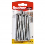 T&uuml;&uuml;bel kruviga Fischer 84334, telliste jaoks/betooni jaoks, 6 mm x 60 mm, 15 tk