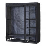 Riidekapp Domoletti L, hall v., 149 cm x 50 cm x 174 cm