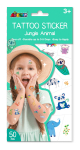T&auml;toveeringute komplekt Avenir Tattoo Sticker Jungle Animal, roheline