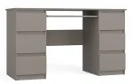 Kirjutuslaud koos kapiga Kuba, 130 cm x 51 cm, 76 cm, hall v.