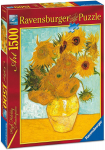 Pusle Ravensburger Sunflowers, 80 cm x 60 cm, 1500 tk, mitmev&auml;rviline