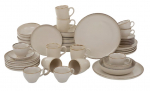 L&otilde;unaserviis Ambition Craft, portselan, pruun v./kollane v., 42 tk.