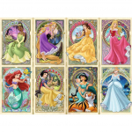 Pusle Ravensburger Disney Princess - Nouveau Art Princesses, 50 cm x 70 cm, 1000 tk