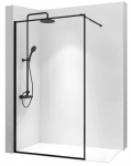 Du&scaron;isein Rea Bler Walk-in, 70 cm x 195 cm, l&auml;bipaistev v./must v.