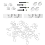 Laekarniisi tarvikute komplekt PVC II 2,2 m, valge v.