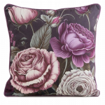 Dekoratiivpadjap&uuml;&uuml;r, roheline/violetne, 45 cm x 45 cm