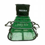 V&otilde;rk, kala s&auml;ilitamiseks Akara SR 35x45, 250 cm, 600 g, roheline