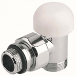 Ventiil Carlo Poletti Compact, nurk, radiaatorile, 1/2"