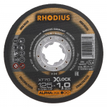 Nurklihvija l&otilde;ikeketas Rhodius XT70, 125 mm x 1 mm x 22 mm