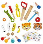 Laste t&ouml;&ouml;riistakomplekt, t&ouml;&ouml;riistakast t&ouml;&ouml;riistadega Kruzzel 26581, mitmev&auml;rviline