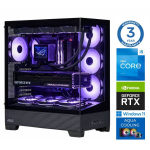 Statsionaarne arvuti Intop i5-14400F, DDR5 16 GB, SSD+HDD 1 TB 2 TB, Nvidia GeForce RTX 5070 12 GB GDDR7, Windows 11