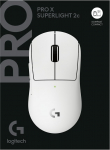Juhtmevaba m&auml;nguhiir Logitech Pro X Superlight 2c (910-007539), 2.4 ghz wireless, valge v.