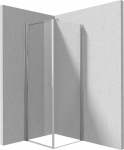 Du&scaron;ikabiin Deante Kerria Plus, ruudukujuline, aluseta, 80 cm x 80 cm x 200 cm, l&auml;bipaistev v./l&auml;bipaistev