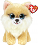 Pehme m&auml;nguasi koer Meteor Beanie Boos Honeycomb, valge v./beež v., 15 cm