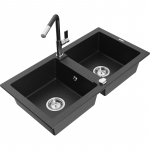 K&ouml;&ouml;givalamu Mexen Mario, graniit, 82 cm x 43.6 cm x 16.1 cm, h&otilde;be v./must v./kroom v.