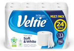 Tualettpaber Velvet, 3 kiht, 24 tk