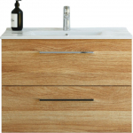 Vannitoakapp valamuga Dansani Mido+, tamm v., 45.5 cm x 81 cm x 60.4 cm