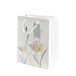 Kinkekott Homla Cyma, 14 cm x 33 cm x 27 cm, valge v./mitmev&auml;rviline