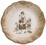 Taldrikute komplekt magustoidu Hermia Ella, &Oslash; 22 cm, mitmev&auml;rviline