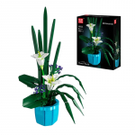Konstruktor Mould King Flower World Fairy Lily Bouquet 10023, 1513 tk, mitmev&auml;rviline