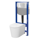 Seinapealse WC-poti komplekt krohvialune Cersanit MESTA D205, 0.49 cm x 50 cm